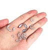 TIOMIOSEA E-Clips Set, 300 Pieces, 10 Sizes, Stainless Steel Locking