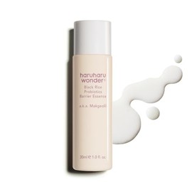 haruharu Wonder Black Rice Probiotics Barrier Essence, Tamaño de viaje, Inundación de piel y estratificación, Fortalecimiento de la barrera cutánea, C