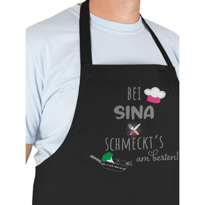 Geschenk mit Namen personalisiert by Shirtracer - Apron - Cooking