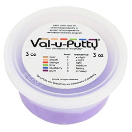 Val-u-Putty 10-3915 Exercise Putty, 3 oz. Capacity, X-Heavy, Plum