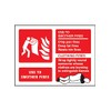 Caledonia Signs 11246D Fire Blanket Identification Sign, Rigid Plastic, D: 150 mm x 100 mm