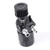 JGhyperX Oil Catch Can, 300ml Black Baffled Catch Can Tank