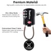SharkByte TSA Suitcase Locks - 3-Dial Security Travel Combination Padlock,