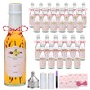 Clear Woozy 5oz Glass Bottles with Shrink Capsules - Set