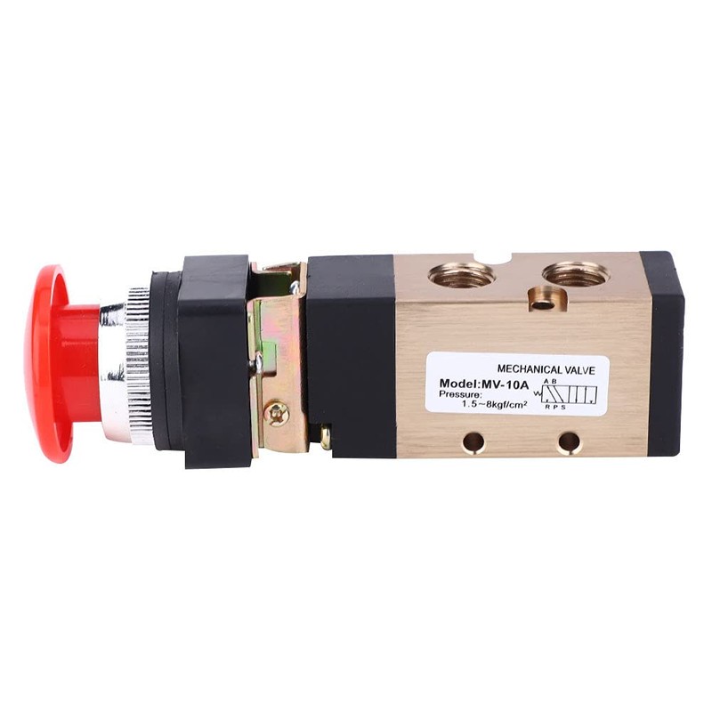 Tiiyee Pneumatic Mechanical Valve, MV-10a Pneumatic Machines Air Valve 2