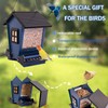 LSCQYYCC-Bird Feeder Squirrel Proof Metal Hanging for Outdoor Wild Bird