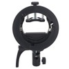 Flash Bracket for Bowens Mount Plastic Metal Round Head Flash