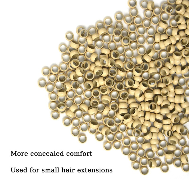 4.0mm Nano Beads Micro Ring Beads Hair Extensions Beads Copper