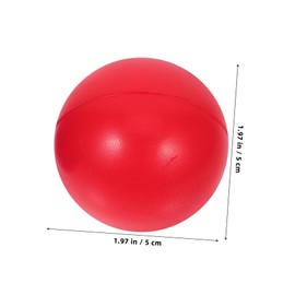 BESPORTBLE 6Pcs Bouncing Beach Ball Colorful Replacement Balls for Outdoor Beach Games Soft PU Material for for Beginners and Outdoor Enthusiasts Design