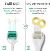 FolliRoll Derma Roller for Hair and Skin - 0.30mm Titanium