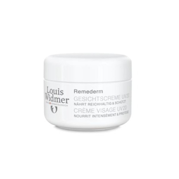 Louis Widmer Remederm Face Cream UV 20 Unscented 50 ml