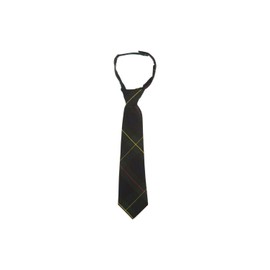 French Toast Boys' Adjustable Plaid Tie, Green Plaid, One Size