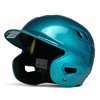 Boombah DEFCON Metallic Gloss Solid Batting Helmet NOSCAE Teal -
