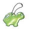Glimmis Grimmis Turtle Green GR Scandinavian Reflector Reflective Keychain Retroreflective