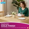 SOL 6pk Gold Square Table Cloths 121 x 121cm -