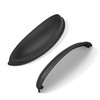 khtumeware 2 Pack 5" Drawer Pulls Matte Black Cabinet Cup