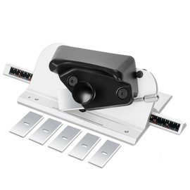 Mat Cutter for Framing, Replace logan 4000, 45 Degree Bevel Handheld Cutter with Blade Depth Adjustment Screw, 4-8 PLY Cutting Depth, 5 PCS Blades