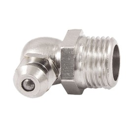 uxcell Metal 9.6mm 3/8" Male Thread 90 Degree Angle Grease Nipple Zerk Fitting