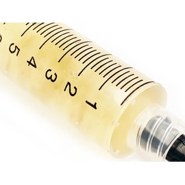 Enokitake Mushroom (Flammulina velutipes) Liquid Culture Syringe Sample for Mushroom Growing Cultivation on Grain or Agar