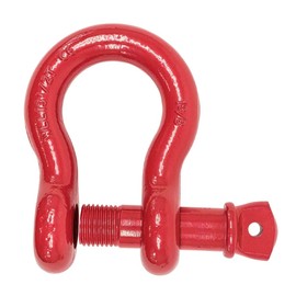 Mytee Products 1-3/8" Anchor Shackle Forged Carbon Steel w/Alloy Screw Pin Load Limit # 13.5 Tons (27,000 lbs) | Double Rust Protection Heavy Duty D Ring Shackle for Towing & Vehicle Recovery