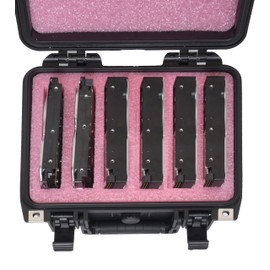 Case Club Anti-Static, Data-Safe Small HDD & SSD Internal Drive Storage Case. Hard-Shell, Waterproof, Airtight, Padlockable Cases Protects & Prevents Data Corruption