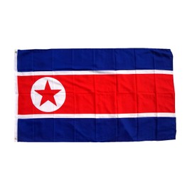 KOONARD North Korea Country Flag 3 x 5 foots International Banner Office/Activity/parade/Festival/Home Decoration