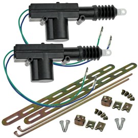2 PATRON Power Door Lock KIT Universal CAR ACTUATORS 12-Volt Motor (2 Pack)