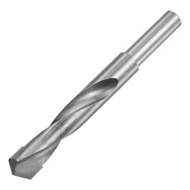 sourcing map 18mm Reduced Shank Cemented Carbide Twist Drill Bits for Hardened Steel Stainless Steel, 1/2 Inch Straight Shank