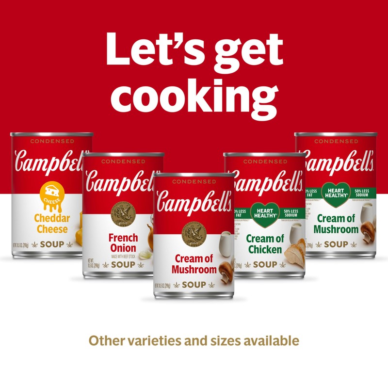 Campbell's Condensed Unsalted Cream of Chicken Soup, 10.5 oz Can