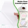 TECKWRAP Clear Transfer Tape for Vinyl, Medium Tack & Adhesive