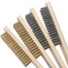 CENPEK Mini Wire Brush, Brass Brush Set, Steel Brass Nylon