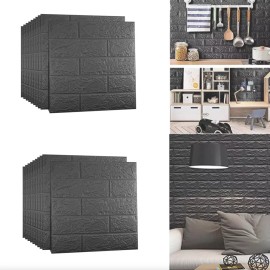 3D Wall Sticker Wallpaper Pegatina Pared Patron Ladrillo Paper Tapiz 3d 35x38 Cm, 20 U