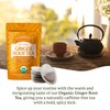 Starwest Botanicals Organic Ginger Root Tea - Caffeine Free Herbal