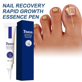 7days Nail Repair Pen, Jojoba Oil Nail Strengthener for Damaged Nails & Toenails, Yellow Thick Split Nail Growth Nail Care 7ml