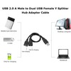 ANRANK USB 2.0 Adapter, (5 Pack) USB 2.0 A Male