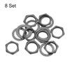 MECCANIXITY 8 Set Guitar Nuts and Washers M9 Guitar Input