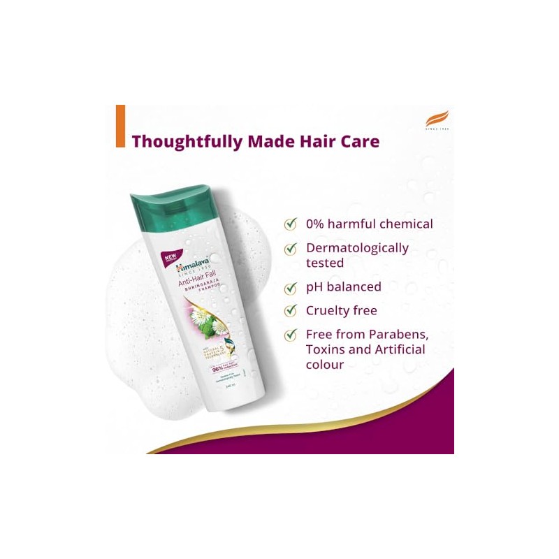 Himalaya Anti- Breakage Shampoo, Repairs Damaged, Brittle Hair and Split-ends,