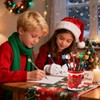 12 Pcs Christmas Pencils Bulk with Erasers, 12 Unique Xmas