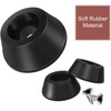 Rubber Feet with Stainless Steel Screws, 0.28 x 0.59 (HD),