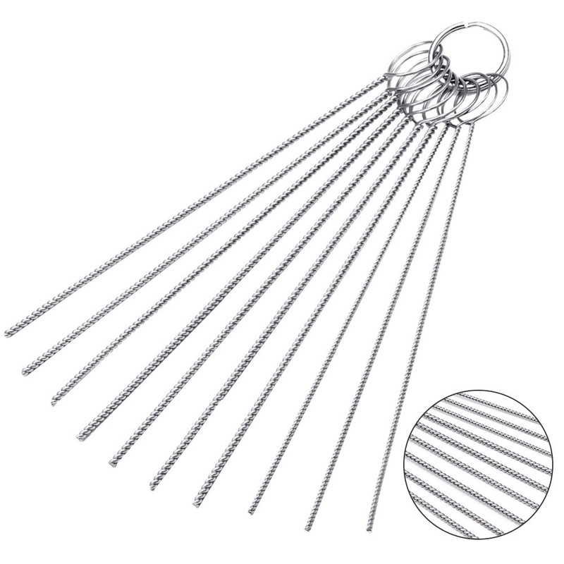 Set of 3 Carburetor Carbon Jet Cleaner, AIFUDA 13 Wire