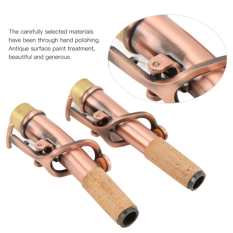 2Pcs Saxophone Neck Metal Straight Curved Accessory Replacement Set Kit