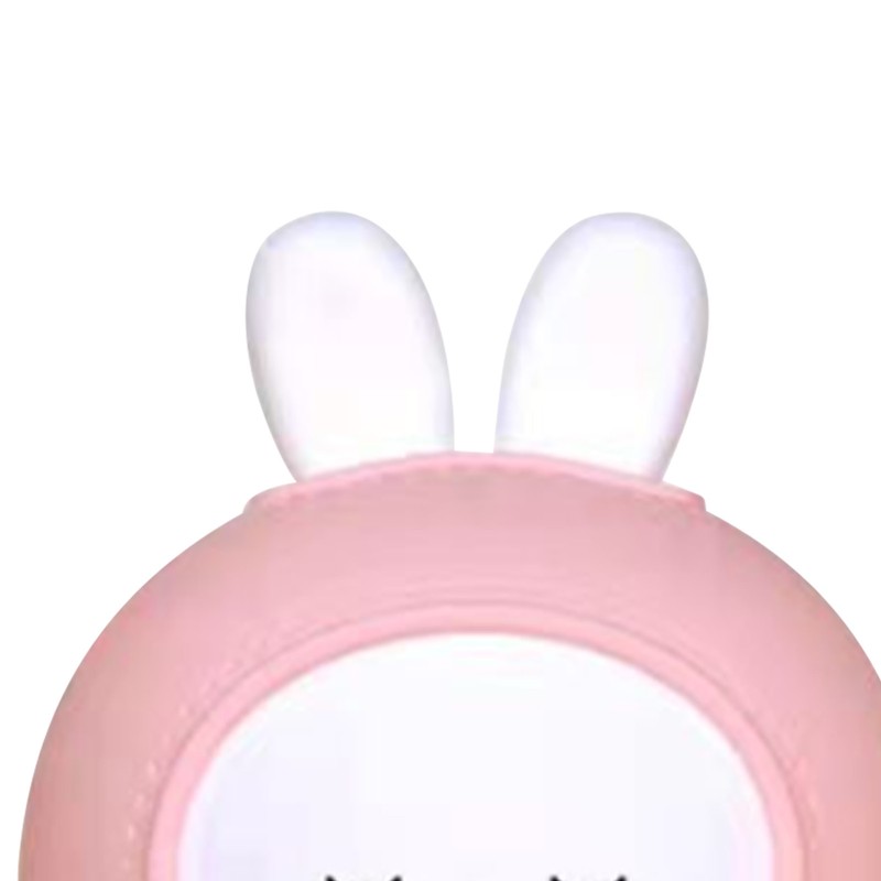 Rabbit Night Light Soft Light Rechargeable Cute Tap Control Nursery