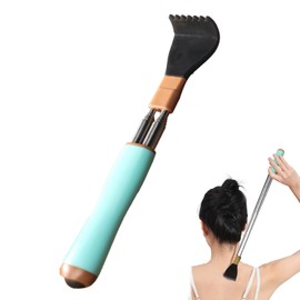 SATOMO Telescopic Grandson Hand Back Stirrer, Stable with 2 Axes, Maximum Length 21.3 inches (54 cm), Respect for the Aged Day, Gift, Portable, Convenient to Reach Itchy Places (Sky Blue)