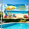 3×5Ft Hello Summer Beach Flag, Tropical Summer Themed Decorative Flag