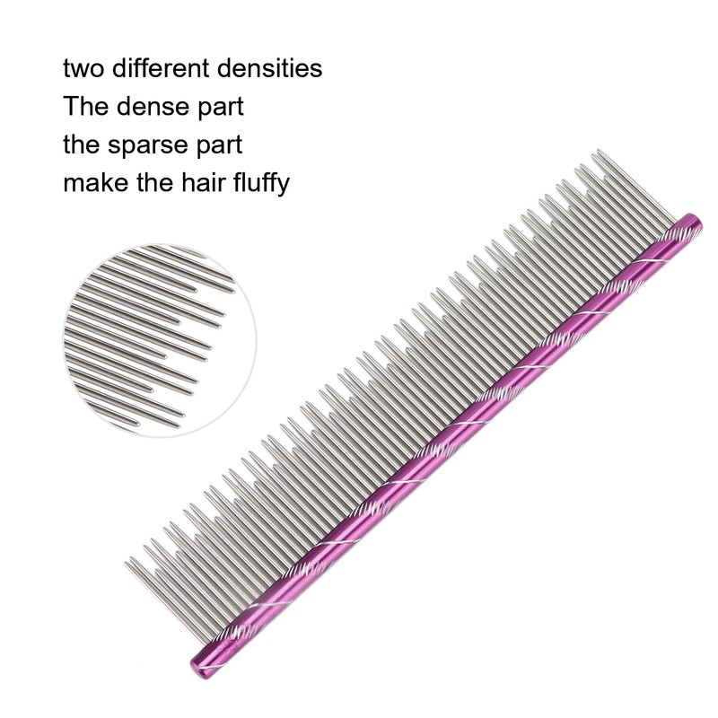 Pet Hair Removal Comb Rugged Durable Reusable Comfortable Open Knot