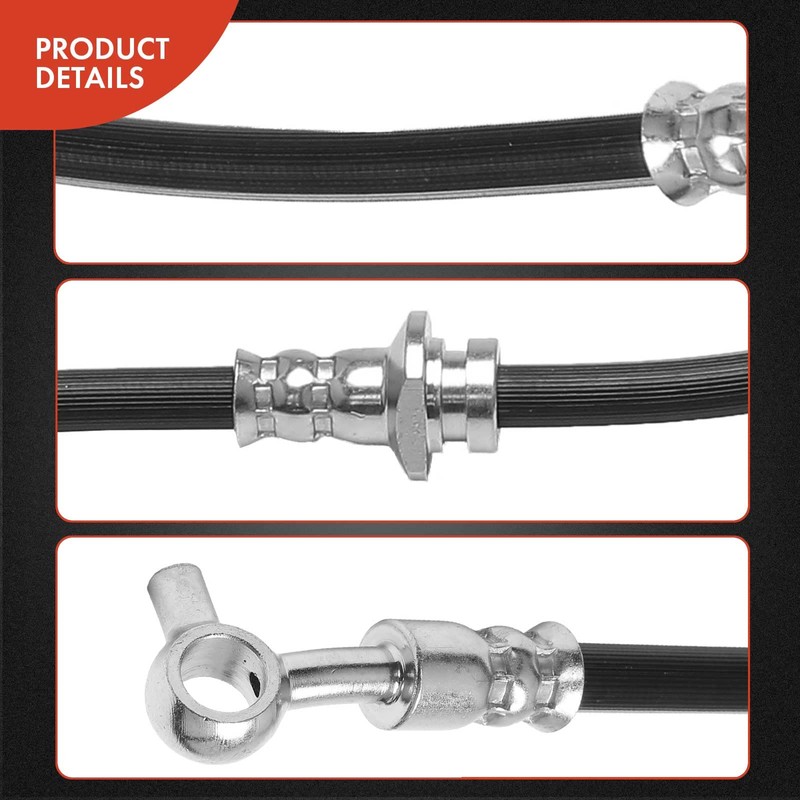 A-Premium Front Passenger Brake Hydraulic Oil Hose Compatible with Select