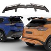 NARPES Rear Window Roof Spoiler Wing Gloss Black Compatible with