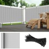 Goleray 2.5'x5' Balcony Privacy Screen Fence Panels Outdoor Deck Shade