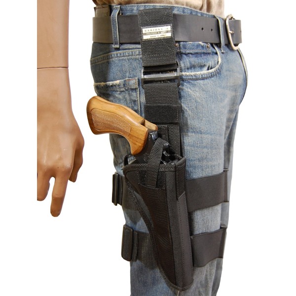 New Barsony Tactical Leg Holster for Ruger GP100 Right