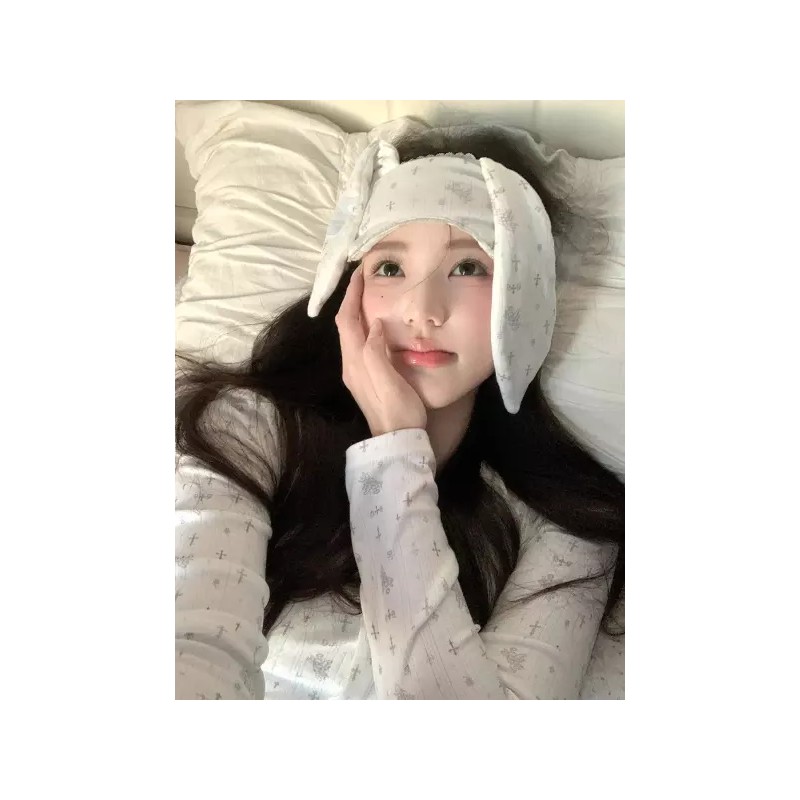 Angel 여성용 엔젤 토끼귀 수면 토끼 [마우스 이어 아이 마스크